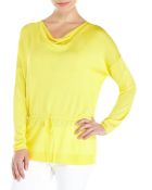 Lafayette 148 New York Lemon Drawstring Knit Top - Lyst