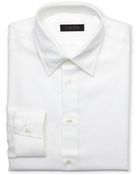 Calvin Klein Point Collar Dress Shirt - Lyst