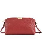 Burberry Chichester Signature Grain Clutch - Lyst