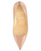 Christian Louboutin So Kate Patent Red Sole Pump - Lyst