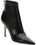 Jimmy Choo Black Leather 'Amore' Stiletto Ankle Boots - Lyst