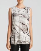 Helmut Lang Tank - Terrene Print Jersey - Lyst