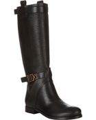 Chloé Buckle-Strap Knee Boots - Lyst