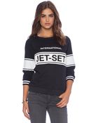 Zoe Karssen Jet Set Sweatshirt - Lyst