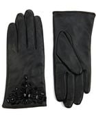 Ted Baker Embellished Leather Gloves - Lyst
