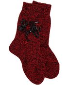 No 21 Spider Embellished Socks - Lyst