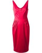 Moschino Sleeveless Dress - Lyst