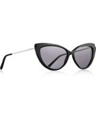 Saint Laurent Cat Eye Acetate and Metal Sunglasses - Lyst
