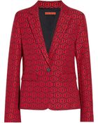Alice + Olivia Elyse Printed Jacquard Blazer - Lyst