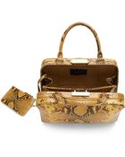 Simone Rocha Small Snakeskin-Printed Leather Satchel - Lyst