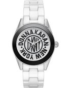 DKNY Limited Edition - Jitney White Ceramic Logo Face Watch - Lyst