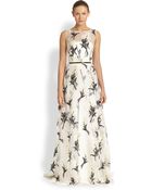 Carolina Herrera Daisy Gown - Lyst