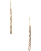 Kensie Rhinestone Accented Drop Earrings - Lyst