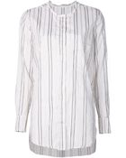 Raquel Allegra Button Down Shirt - Lyst