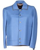 Marni Leather Outerwear - Lyst
