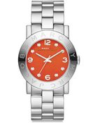 Marc By Marc Jacobs Amy Glitz Stainless Steel Bracelet Watch - Lyst