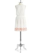 Jessica Simpson Dress With Embroidered Hemline - Lyst