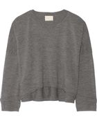 Band Of Outsiders Oversized Wool Sweater - Lyst