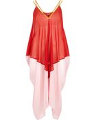 River Island Red Color Block Cocoon Maxi Dress - Lyst