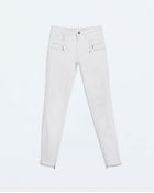 Zara Super Stretch Skinny Trousers - Lyst