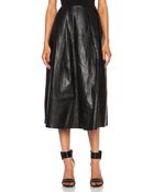 BLK DNM Leather Skirt - Lyst