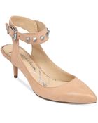 Jessica Simpson Tannere Mid Heel Ankle Strap Pumps - Lyst