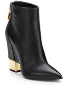 Giuseppe Zanotti Leather Wedge-Heel Boots - Lyst