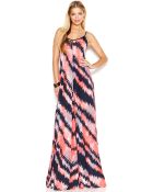 French Connection Striped Maxi Dress - Lyst