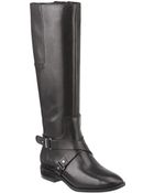 Nine West Blogger Tall Leather Riding Boots - Lyst