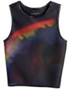 Cynthia Rowley Bonded Sleeveless Shell - Lyst