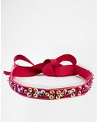 Asos Sequin Choker Necklace - Lyst