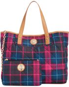 Tommy Hilfiger Nylon Th Pockets E/W Shopper - Lyst