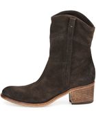 Alberto Fermani Martana Suede Ankle Boot - Lyst