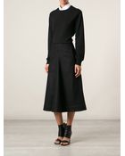Christophe Lemaire A-Line Midi Skirt - Lyst
