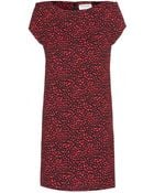 Saint Laurent Printed Crepe Dress - Lyst