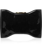 Alexander McQueen Squeeze It Patent-Leather Clutch - Lyst