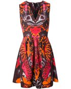 McQ by Alexander McQueen Printed Skater Dress - Lyst