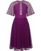 Temperley London Panelled Folk Lace Dress - Lyst