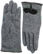 Lauren by Ralph Lauren Embellished Wool Gloves - Lyst
