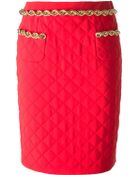 Moschino Quilted Skirt - Lyst