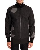 3.1 Phillip Lim Puzzle Patchwork Grey Jacket - Lyst