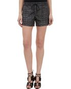 Baja East Croco-Print Shorts - Lyst