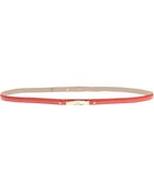 Elisabetta Franchi Skinny Leather Belt - Lyst