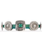 Ralph Lauren Concho-Buckle Leather Belt - Lyst