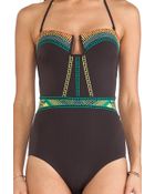 Nanette Lepore Mayan Riveria Goddess One Piece - Lyst