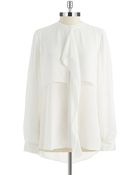 Vince Camuto Ruffled Blouse - Lyst