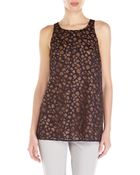 Vera Wang Lace Tunic - Lyst