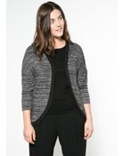 Violeta By Mango Flecked Fine-Knit Cardigan - Lyst