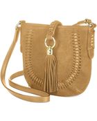 Lauren by Ralph Lauren Indian Cove Suede Crossbody - Lyst