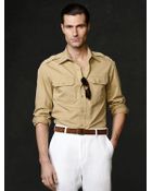 Purple Label Tailored Military Shirt - Lyst